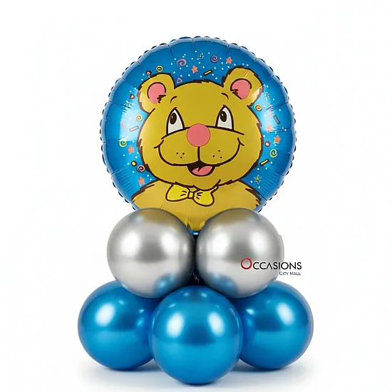 Bear Party Balloons Centerpiece