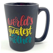 World's Greatest Mother Black Mug 