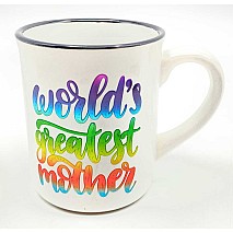 World's Greatest Mother Colored Mug