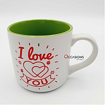 I Love You 2 Hearts Mug
