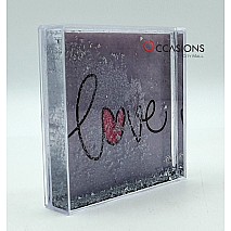 Love - Glitter Frame (10.5x10.5cm)
