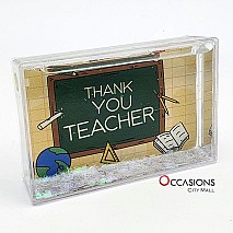 Thank You Teacher Frame - Glitter Frame (9.5x6cm)