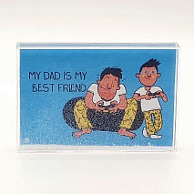 My Dad is My Best Friend - Glitter Frame