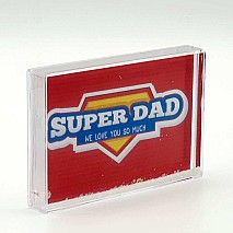 Super Dad Love - Glitter Frame