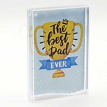 The Best Dad Ever - Glitter Frame