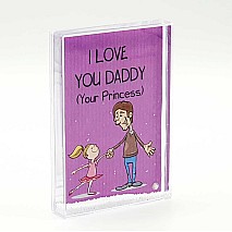 I Love You Daddy - Glitter Frame (Small)