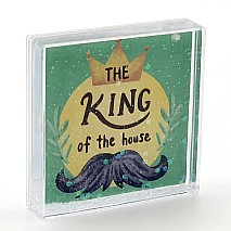 The King of the House - Glitter Frame