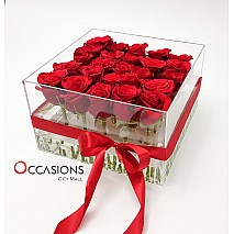 Acrylic Roses Box - 25 Rose