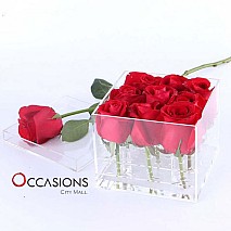 Acrylic Roses Box - 9 Roses