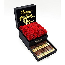 Happy Mother's Day Red Roses Drawer Box (Large)