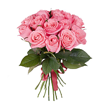 20 Pink Roses Bunch