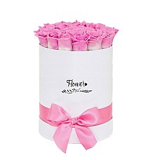 Pink Roses white box