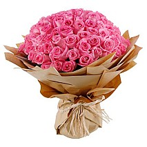 100 Pink Rose