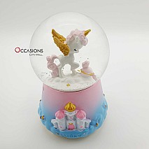 Unicorn Gold Globe (with light)