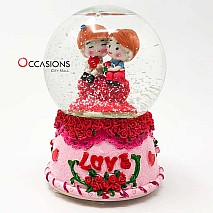 Roses Garden Snow Globe