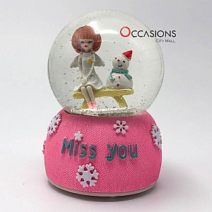 Miss You  Snow Globe (with Light) 2