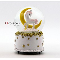 Unicorn Moon Snow Globe