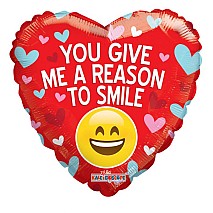 You Give me a Reason to Smile Balloon