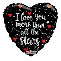 I Love You More than the Stars Balloon