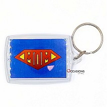 Super Mom Keychain