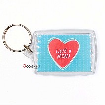 Love you Mom Keychain