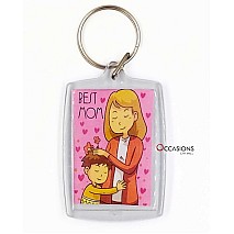 Best Mom Keychain