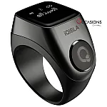 Jood 3 (Dark Gunmetal) - خاتم التسبيح الذكي