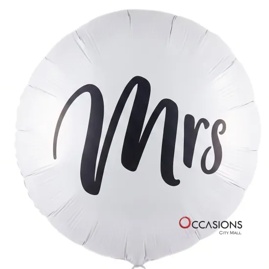 Mrs White Balloon
