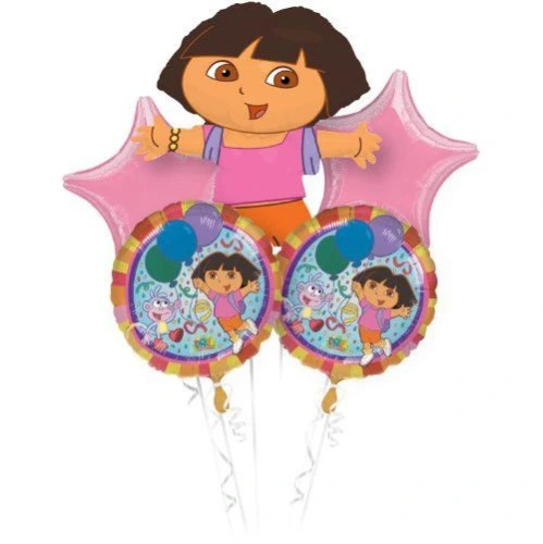Dora Foil Balloon Bouquet