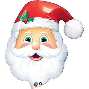 Santa Face Balloon 81cm 