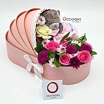 Baby girl Basket Flowers