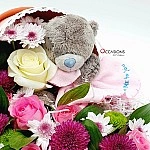 Baby girl Basket Flowers