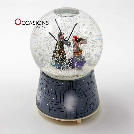 Traveler's Love Snow Globe (with Light)