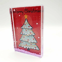 Christmas Tree – Glitter Frame (15.5×10.5cm)