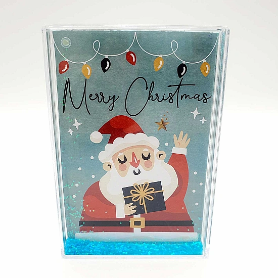 Christmas Santa- Glitter Frame (15.5×10.5cm)