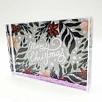 Merry Christmas 2- Glitter Frame (15.5×10.5cm)