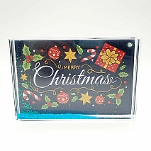 Merry Christmas – Glitter Frame (15.5×10.5cm)