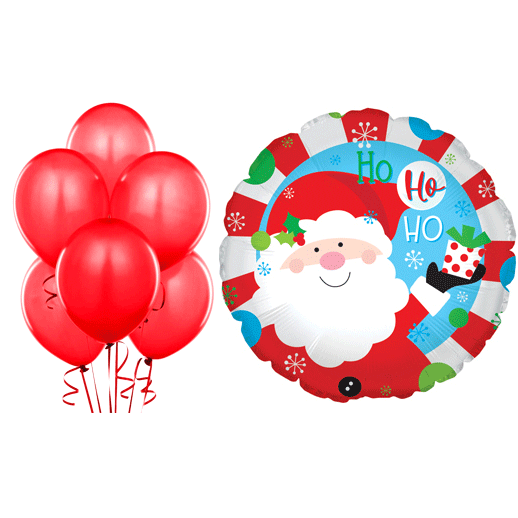 Santa Ho, Ho Balloon Bundle 